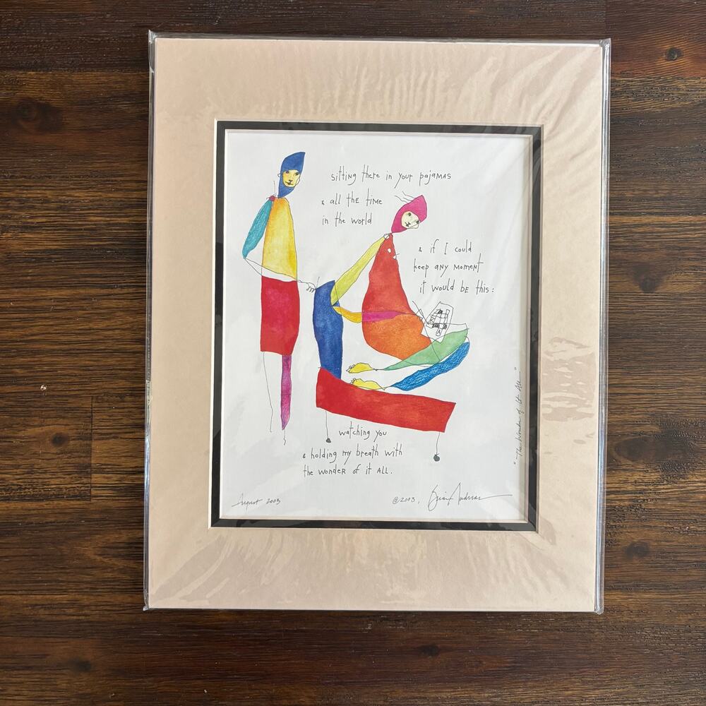 BRIAN ANDREAS | 11x14 Wrapped Double Matted Print "The Wonder of it All"